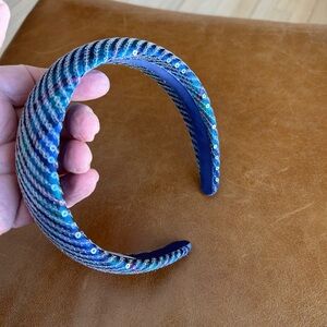 J. Crew Blue and Green Sequin Headband